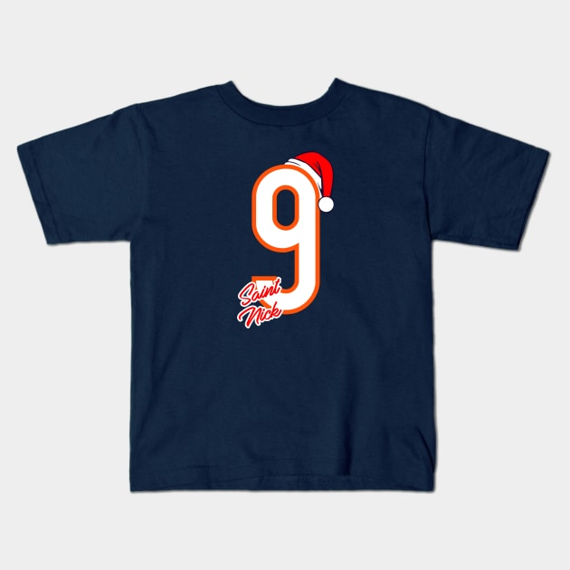 St. Nick, Chi - Navy Kids T-Shirt by KFig21